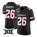 C.Bearcats #26 Bearcats Black 2026 Vapor Limited Stitched American College Jersey
