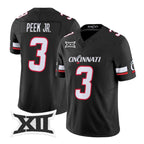 C.Bearcats #3 Antwan Peek Jr. Black 2026 Vapor Limited Stitched American College Jersey