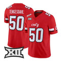 C.Bearcats #50 Evan Tengesdahl Red 2026 Vapor Limited Stitched American College Jersey