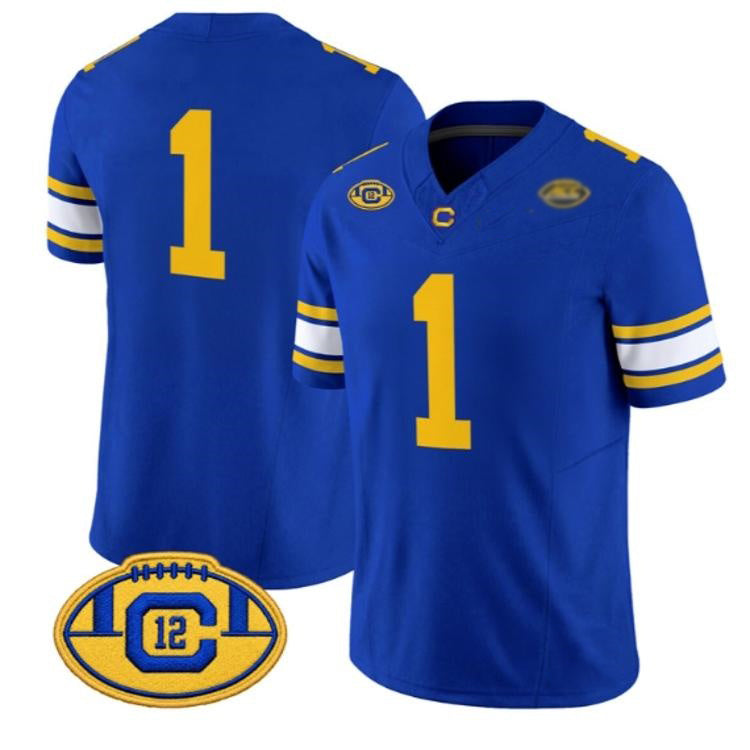 C.Golden Bears Royal Throwback 2026 Limited Stitched American College Jersey