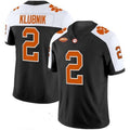 C.Tigers #2 Cade Klubnik White Black 2026 Vapor Limited Stitched American College Jersey