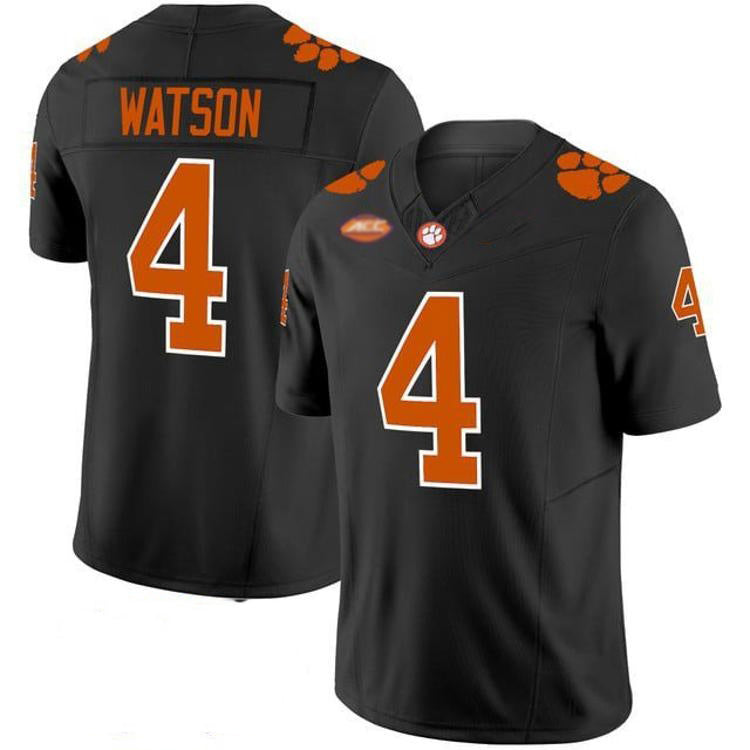 C.Tigers #4 Deshaun Watson Black 2026 Vapor Limited Stitched American College Jersey