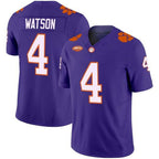 C.Tigers #4 Deshaun Watson Purple 2026 Vapor Limited Stitched American College Jersey