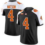 C.Tigers #4 Deshaun Watson White Black 2026 Vapor Limited Stitched American College Jersey