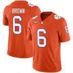 C.Tigers #6 Tyler Brown Orange 2026 Vapor Limited Stitched American College Jersey