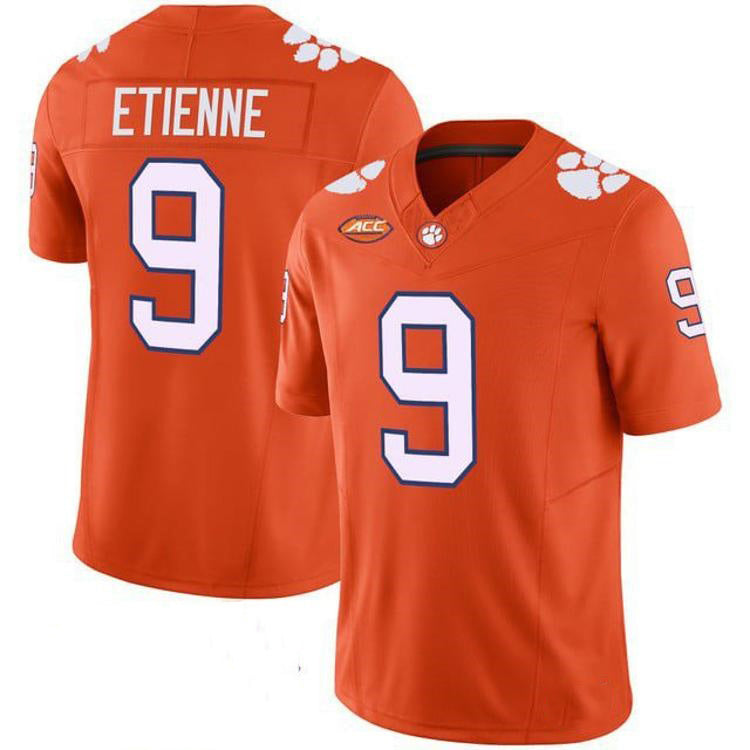 C.Tigers #9 Travis Etienne Orange 2026 Vapor Limited Stitched American College Jersey