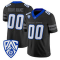 Custom B.State Broncos Black 2026 Vapor Limited Stitched American College Jersey