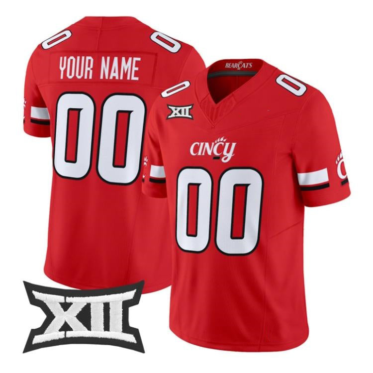 Custom C.Bearcats Red 2026 Vapor Limited Stitched American College Jersey