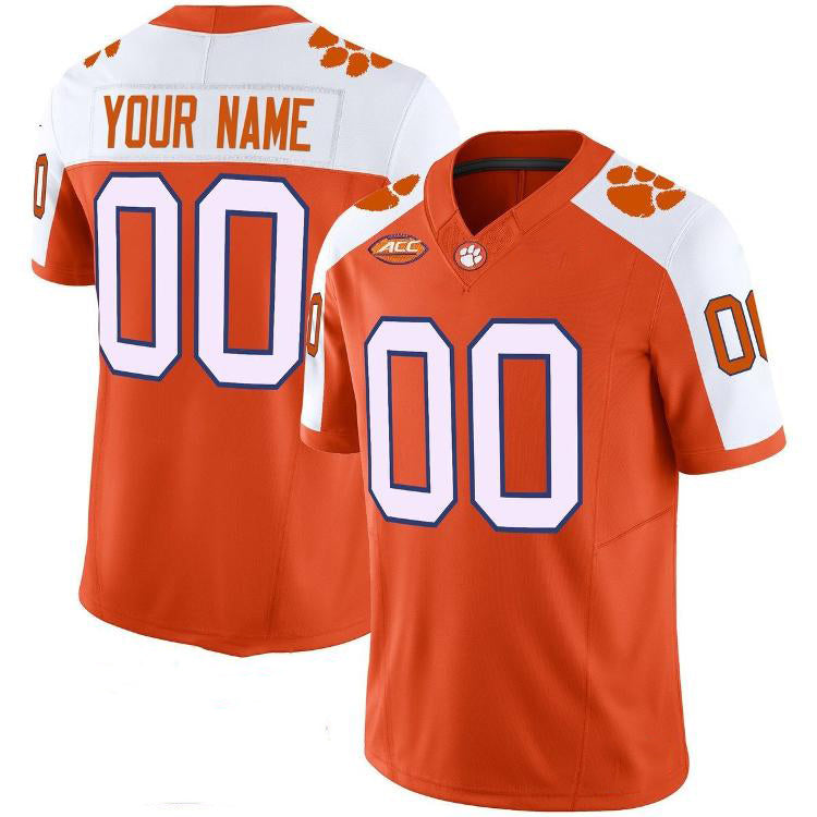 Custom C.Tigers White Orange 2026 Vapor Limited Stitched American College Jersey