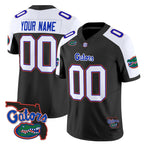 Custom F.Gators White Black 2025 Florida Patch Vapor Limited Stitched American College Jersey