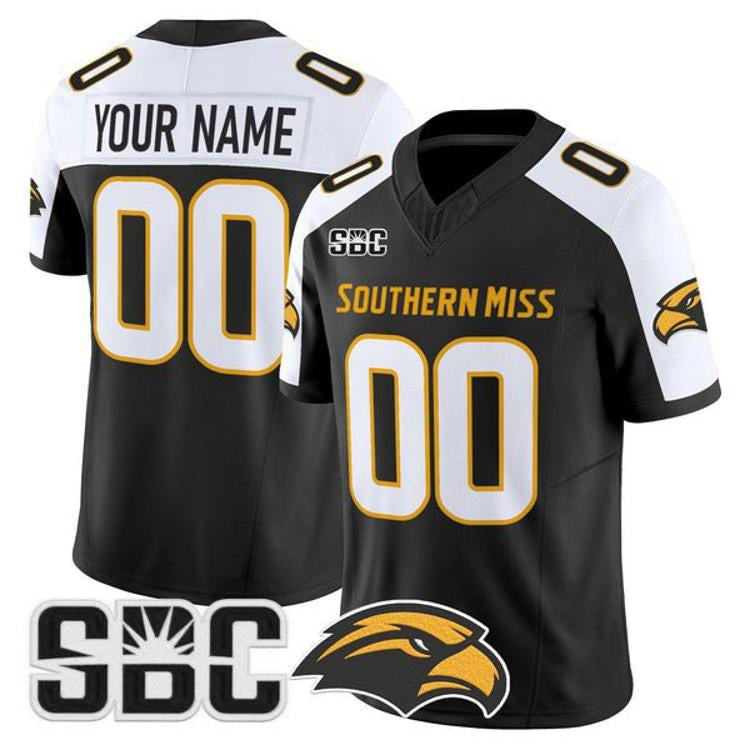 Custom G.Eagles White Black Vapor Limited Stitched American College Jersey