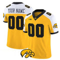 Custom I.Hawkeyes Gold 2026 Vapor Limited Stitched American College Jersey