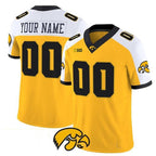 Custom I.Hawkeyes Gold 2026 Vapor Limited Stitched American College Jersey