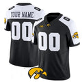 Custom I.Hawkeyes White Black 2026 Vapor Limited Stitched American College Jersey