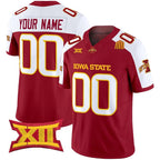 Custom I.State Cyclones White Cardinal Limited Stitched American College Jersey