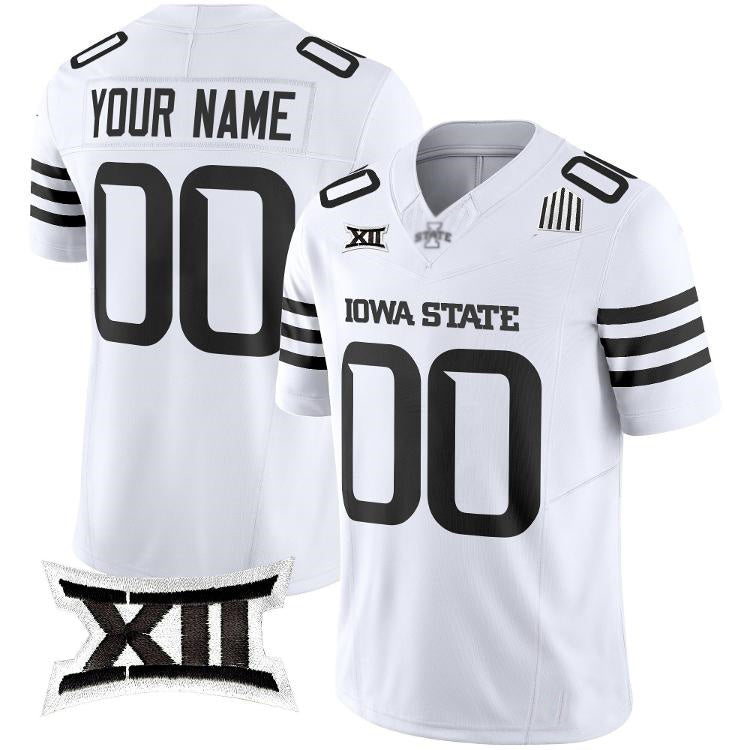 Custom I.State Cyclones White Limited Stitched American College Jersey