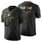 Custom IN.Colts Black Golden Limited 100 Jersey