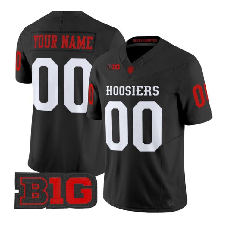 Custom IN.Hoosiers Black Limited Stitched American College Jersey