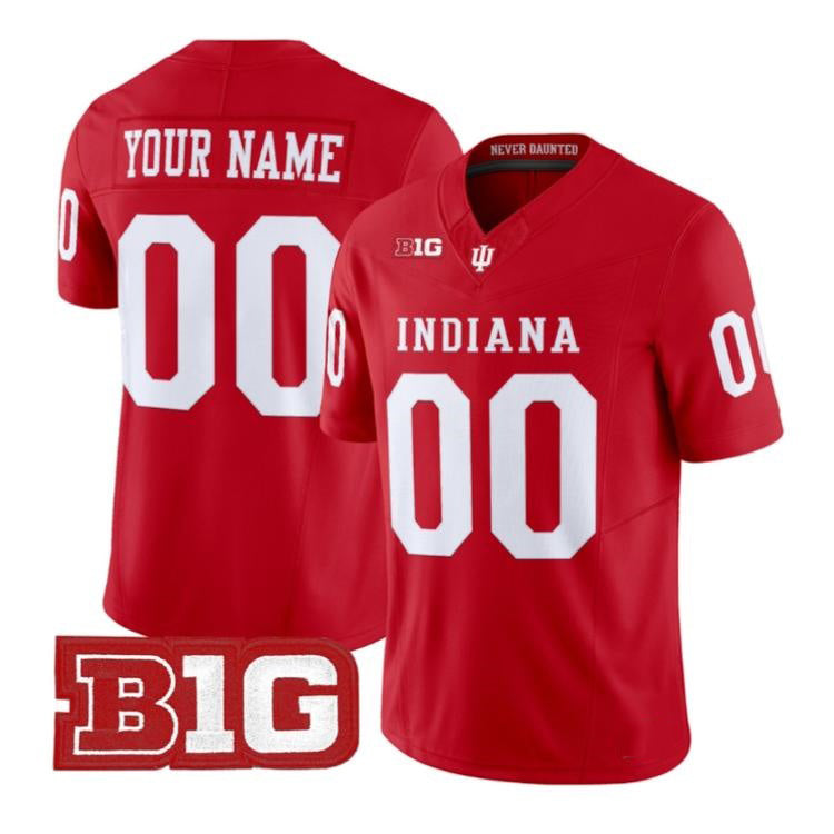 Custom IN.Hoosiers Crimson Limited Stitched American College Jersey