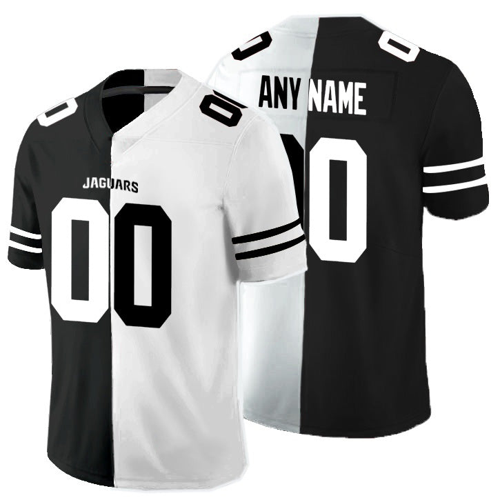 Custom J.Jaguars Black And White Split Vapor Untouchable Limited Jersey