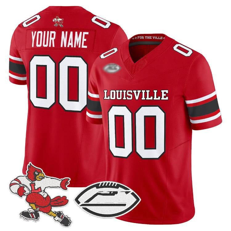 Custom L.Cardinals Red 1980s Throwback Limited Stitched American College Jersey