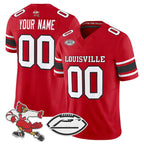 Custom L.Cardinals Red 1980s Throwback Limited Stitched American College Jersey