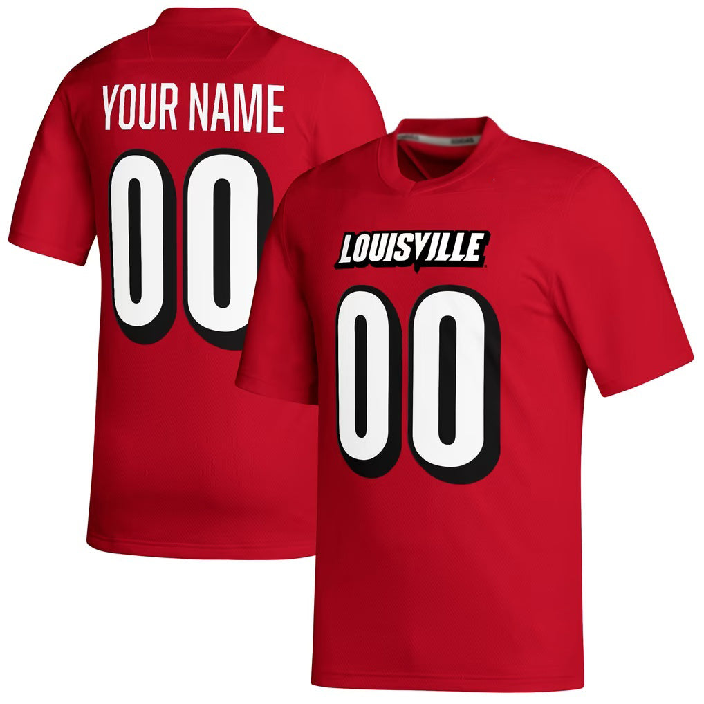 Custom L.Cardinals Red Replica Stitched American College Jersey