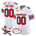 Custom L.Cardinals White 1980s Throwback Limited Stitched American College Jersey