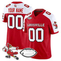 Custom L.Cardinals White Red 1980s Throwback Limited Stitched American College Jersey