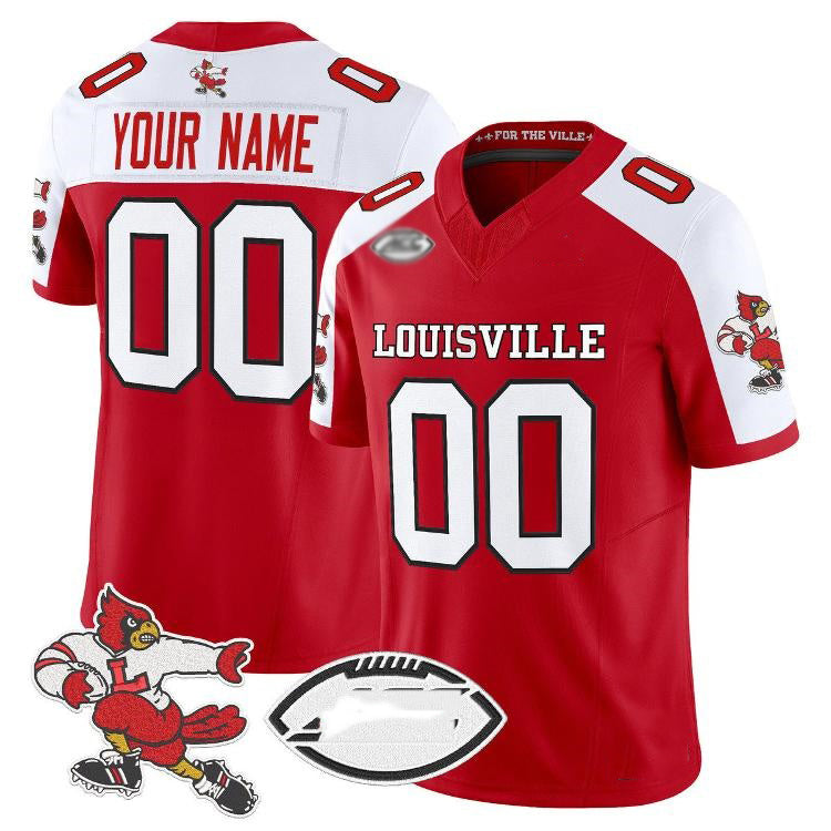 Custom L.Cardinals White Red 1980s Throwback Limited Stitched American College Jersey