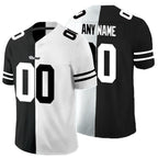 Custom LA.Rams Black And White Split Vapor Untouchable Limited Jersey