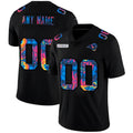 Custom LA.Rams Multi-Color Black 2020 Crucial Catch Vapor Untouchable Limited Jersey