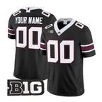 Custom M.Golden Gophers Black Stitched American College Jersey