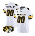 Custom M.Tigers ACTIVE PLAYER White F.U.S.E. Vapor Limited Stitched American College Jersey