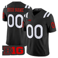 Custom N.Cornhuskers Black Alter Limited Stitched American College Jersey