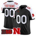 Custom N.Cornhuskers White Black Alter Limited Stitched American College Jersey