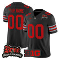 Custom O.State Buckeyes Bone Thugs-N-Harmony Black Vapor Limited Stitched American College Jersey