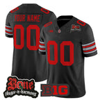 Custom O.State Buckeyes Bone Thugs-N-Harmony Black Vapor Limited Stitched American College Jersey