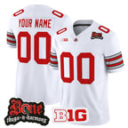 Custom O.State Buckeyes Bone Thugs-N-Harmony White Vapor Limited Stitched American College Jersey