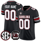 Custom S.Carolina Fighting Gamecocks Black 2026 F.U.S.E. Stitched American College Jersey