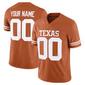 Custom T.Longhorns Texas Orange Game Stitched American College Jersey
