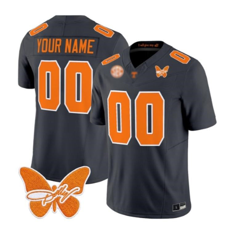 Custom T.Volunteers Gray 2026 Vapor All Stitched American College Jersey