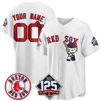 Custom Boston Red Sox White Crouser Meow KT Vapor Limited Stitched Jersey