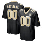 Custom NO.Saints Black Crouser 60th Season Game Jersey
