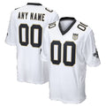 Custom NO.Saints White Crouser 60th Season Game Jersey