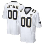 Custom NO.Saints White Crouser 60th Season Game Jersey
