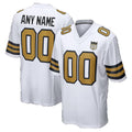 Custom NO.Saints White Crouser Alternate 60th Season Game Jersey