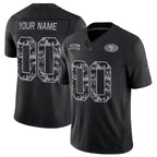 Custom SF.49ers Active Player Black Crouser F.U.S.E. 2026 Salute to Service Limited Stitched Jersey