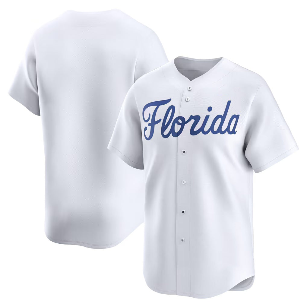 F.Gators White Limited Stitched American College Jersey