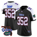 F.Gators #352 Swamp White Black 2025 Florida Patch Vapor Limited Stitched American College Jersey